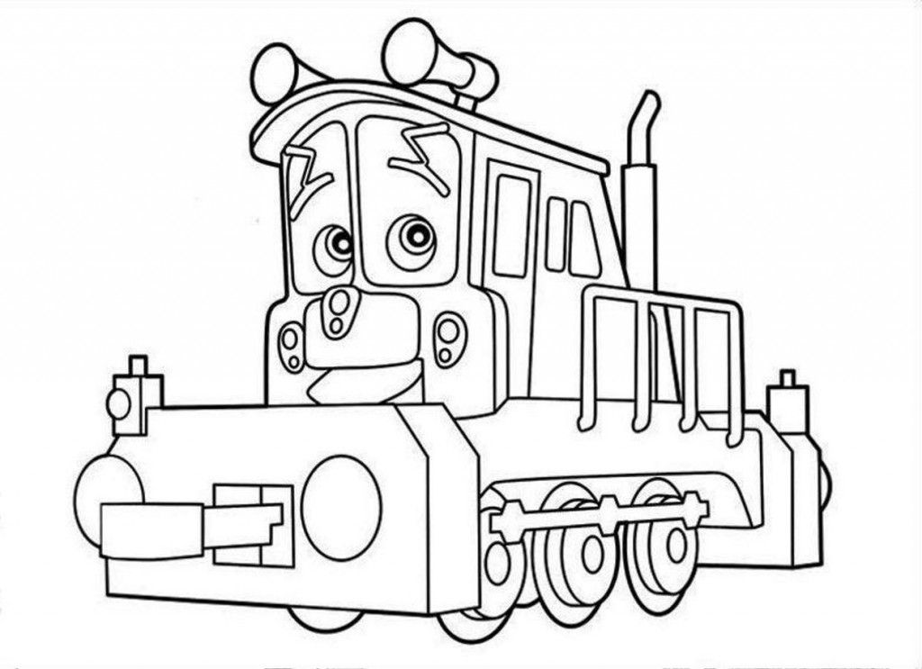 Plansa de colorat cu Chuggington 38 32